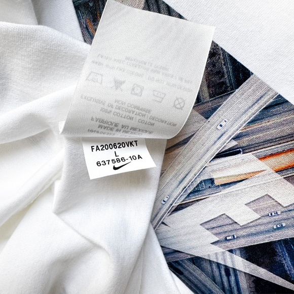 Nike Sportswear LA Lakers Tee Men’s Size L White Graphic Logo NSW Los Angeles DS - Picture 7 of 12